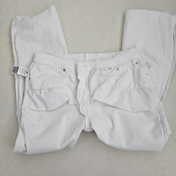 NEW J.CREW Flare Crop Ankle Jeans  Womens Stretch Mid-Rise  Sz 30 (8-10) - Picture 14 of 16